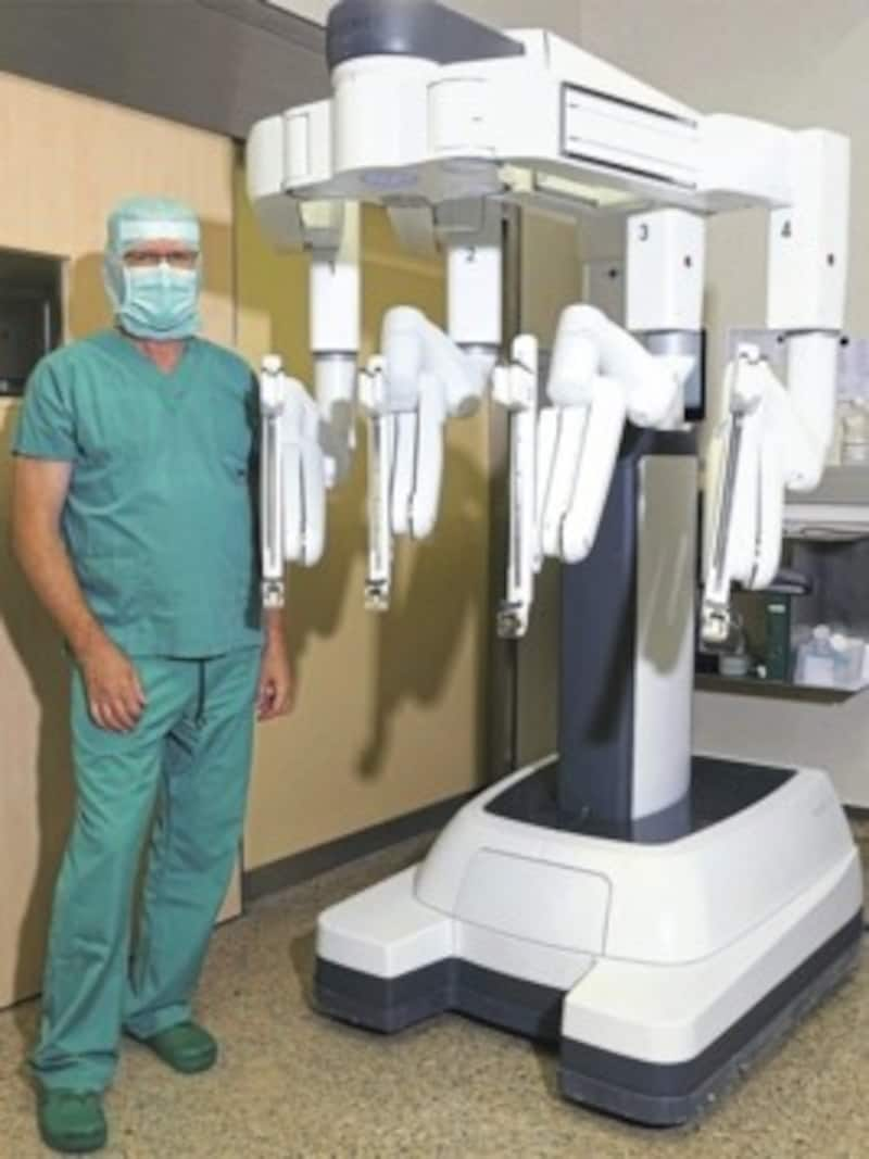 Roboterchirurgie: „Da-Vinci“ wertet den Standort auf. Im Vorjahr kam der OP-Roboter auf mehr als 600 Einsätze. (Bild: Gesundheit Burgenland)