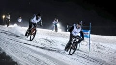 Massenstarts sorgen bei der Schneefräsn-Rennserie für Action. (Bild: Carina Kofler/ZVG)