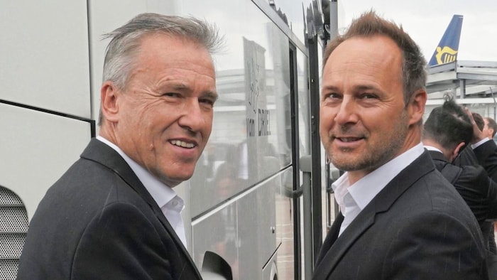 Sturm-Präsident Christian Jauk (li.) und Geschäftsführer Wirtschaft Thomas Tebbich
