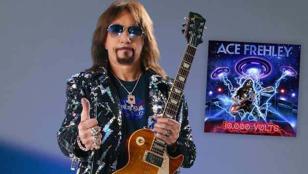 Ex-KISS-Gitarrist Ace Frehley fühlt sich ohne die alten Mitstreiter merkbar wohler. (Bild: Mnrk Music Group, Jayme Thornton Krone KREATIV,)