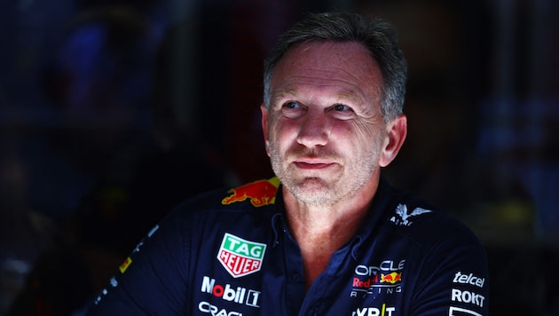 Is it getting tight for Christian Horner now? (Bild: APA/Getty Images via AFP/GETTY IMAGES/Mark Thompson)