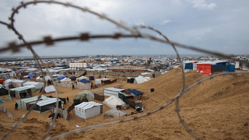 Un camp de réfugiés à Rafah (Bild: AFP )