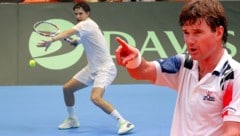 Legende Jimmy Connors (re.; Bild aus dem Jahr 1992) spricht über Österreichs Tennis-Ass Dominic Thiem. (Bild: GEPA pictures)