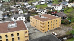 Die neue Vogewosi-Wohnanlage in Schwarzach. (Bild: © Land Vorarlberg / 7PRO.TV)