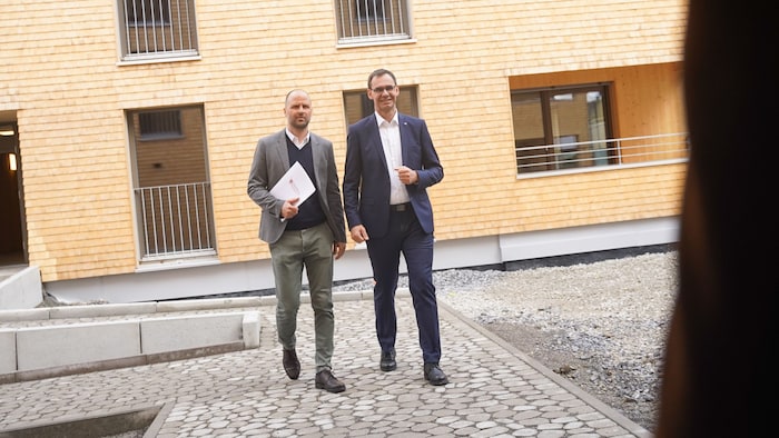 Starke Impulse für bezahlbares Wohnen: Landeshauptmann Wallner und Landesrat Tittler.