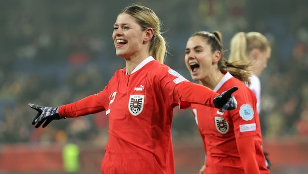 Eileen Campbell and her ÖFB teammates want to cheer again on Friday. (Bild: GEPA pictures)