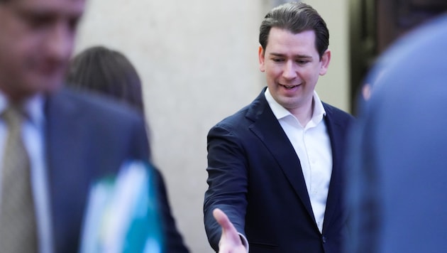 Sebastian Kurz volt kancellár elleni per: Az ítéletet pénteken hozzák meg. (Bild: APA/EVA MANHART)