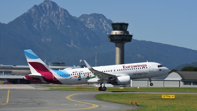 Geçtiğimiz yıl Salzburg Havalimanı'na 2022 yılına kıyasla neredeyse üçte bir oranında daha fazla yolcu giriş çıkış yaptı. (Bild: Flughafen Salzburg)