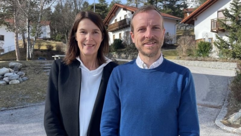 Andrea Worsch und Christian Murer vom SOS Kinderdorf Imst (Bild: SOS Kinderdorf)