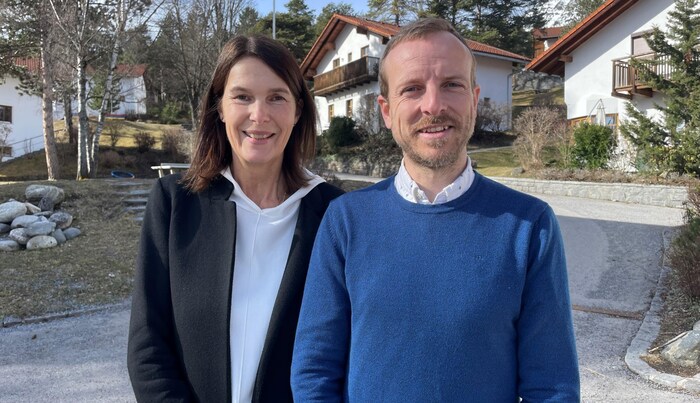 Andrea Worsch und Christian Murer vom SOS Kinderdorf Imst