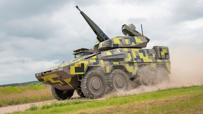 Studie zum „Skyranger“-System, das ab 2027 in Serienproduktion gehen soll.