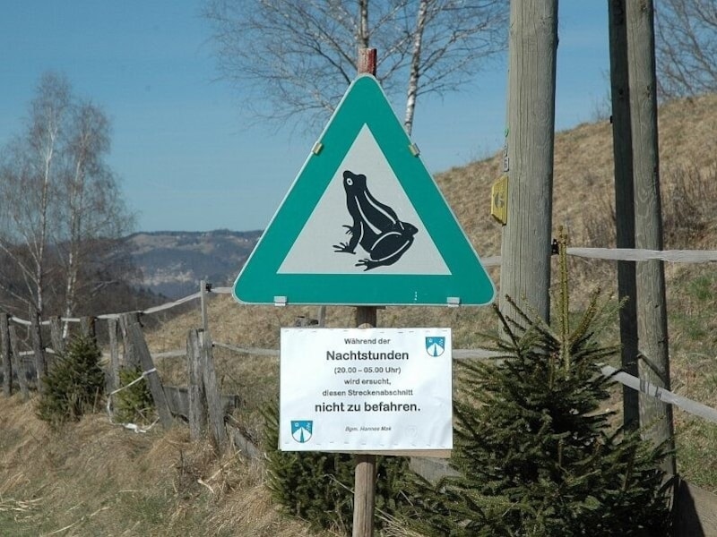 An manchen Strecken wird sogar ersucht, zumindest nachts nicht zu fahren. (Bild: Arge NATURSCHUTZ)