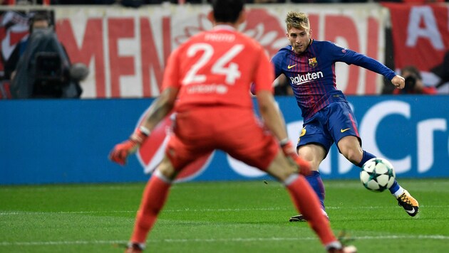 Gerard Deulofeu (hier im Barca-Trikot) bangt um seine Karriere. (Bild: APA/AFP/LOUISA GOULIAMAKI)