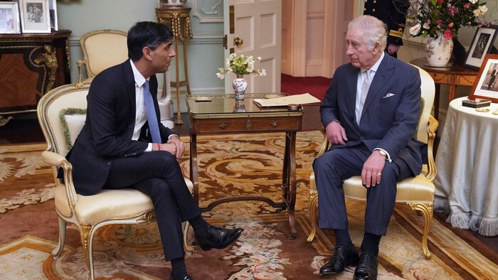 Rishi Sunak sprach mit König Charles unter anderem über Wohltätigkeitsorganisationen, die sich ...