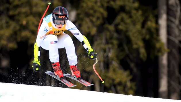 Elvedina Muzaferija sorgte in Crans Montana für eine Sensation. (Bild: GEPA pictures)