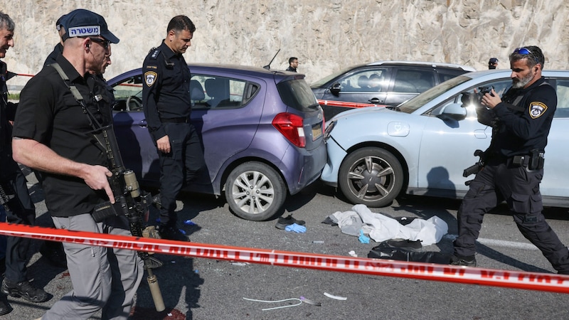 Bei den Tätern handelt es sich um Palästinenser zwischen 26 und 31 Jahren. (Bild: AFP)