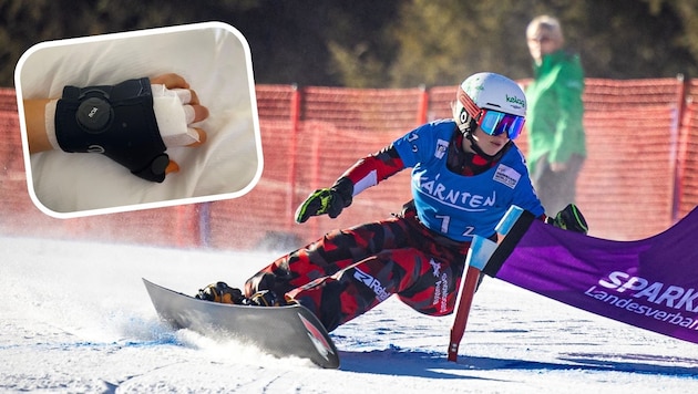 Sabine Schöffmann muss in Polen mit Schiene ran. (Bild: Gepa, zVg)