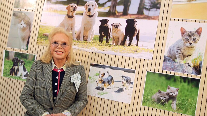 Heidi Horten-Goëss besuchte öfters das Tierheim. (Bild: Kronenzeitung)