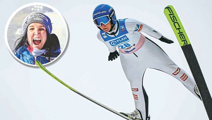 Jacqueline Seifriedsberger won a World Cup jumping event again after an eleven-year break.