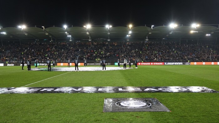 Im Europacup hat Sturm in der Grazer Merkur Arena mit Auflagen zu kämpfen.
