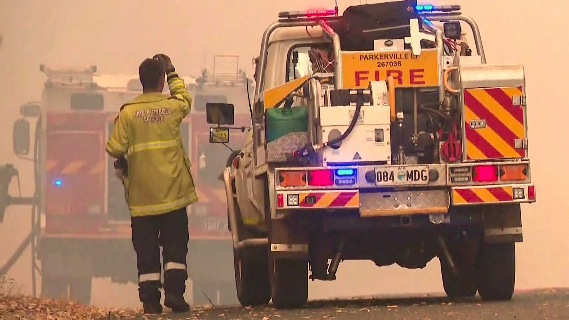 Tausende auf Flucht Buschfeuer im Südosten Australiens außer