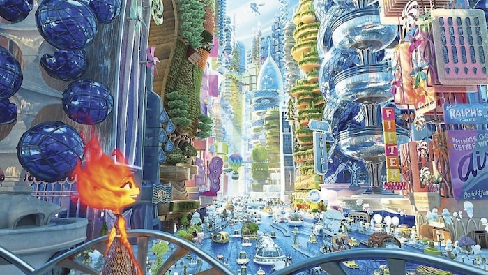 „Elementals“: Feuermädchen Ember verliebt sich in den Wasserjungen Wade, ein echter Skandal für die Eltern von Ember, die sich nicht gerne mit anderen Elementen vermischen. 