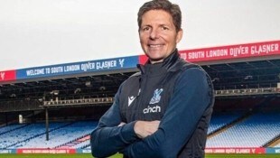 Oliver Glasner sitzt am Samstag im Heimspiel gegen Burnley erstmals auf der Bank von Crystal Palace. (Bild: Crystal Palace)