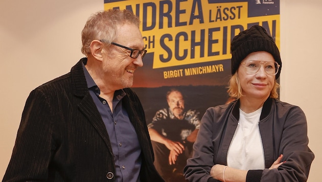 Josef Hader und Birgit Minichmayr sind ein eingespieltes Team. Das Drehbuch hat Hader extra auf sie zugeschnitten. Er wollte die Mimin für die Rolle unbedingt haben. (Bild: Tschepp Markus)