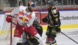 Kapitän Raffl (li.) und Co. scheiterten oft an Goalie Smith. (Bild: GEPA pictures/ Iwan Foppa)