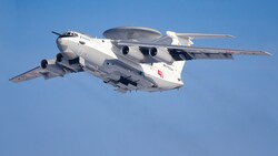 Ein russisches Frühwarnflugzeug des Typs A-50U (Symbolbild) (Bild: Screenshot/Wikipedia)