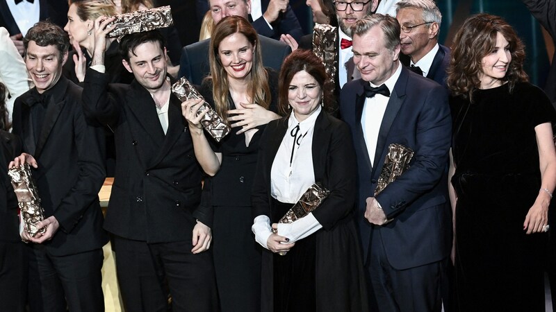 The César winners (Bild: AFP)