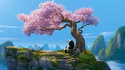 Der liebenswerte Titelhelden Po auf dem Weg zur Weisheit.  (Bild: © 2023 DreamWorks Animation. All Rights Reserved.)