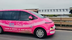 Heidis Pink Van ist nun unterwegs. (Bild: zVg)