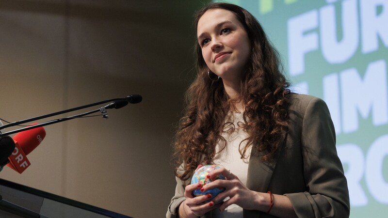 Lena Schilling (Grüne) (Bild: APA/ERWIN SCHERIAU)