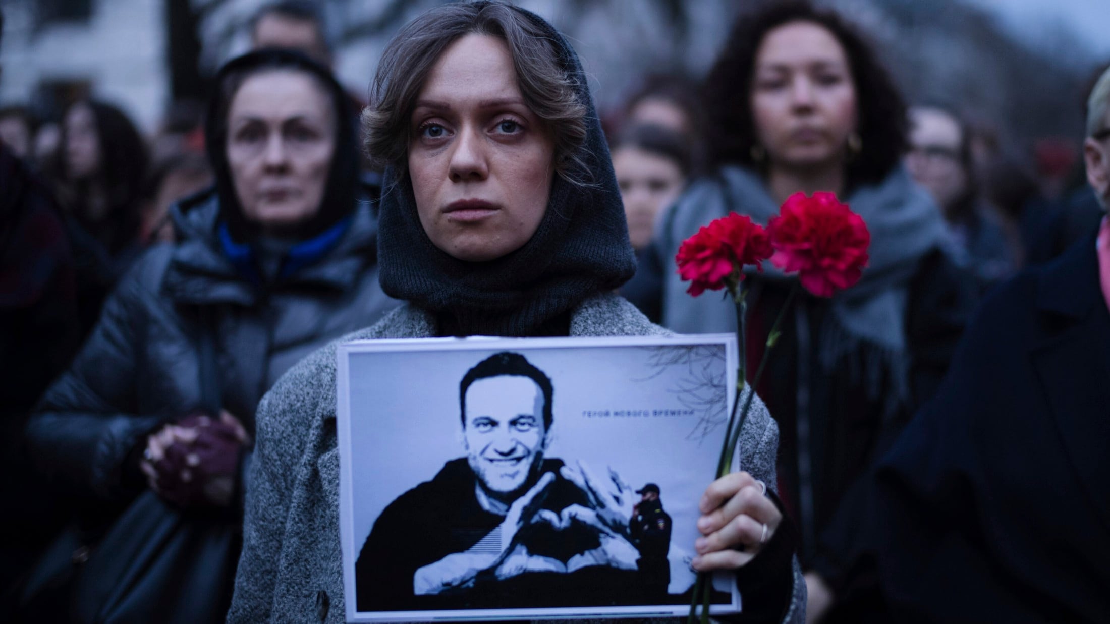 Mourners in Berlin (Bild: AP)