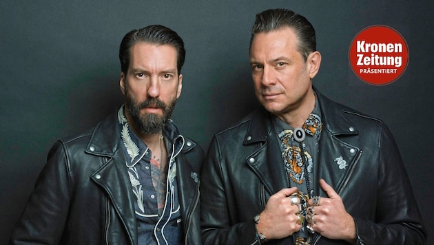 Die Country-Rocker „The BossHoss“ werden für den musikalischen Harley-Treffen-Auftakt sorgen. (Bild: Pascal Bünning)