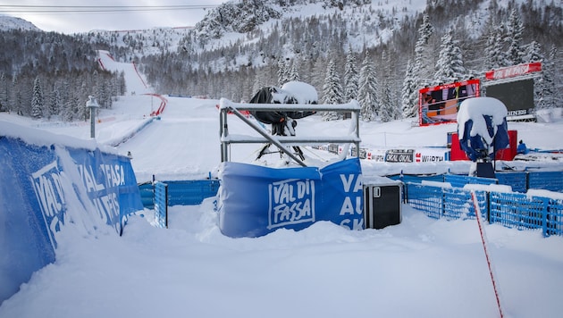 Zu viel Schnee für ein Rennen in Val di Fassa. (Bild: GEPA pictures)