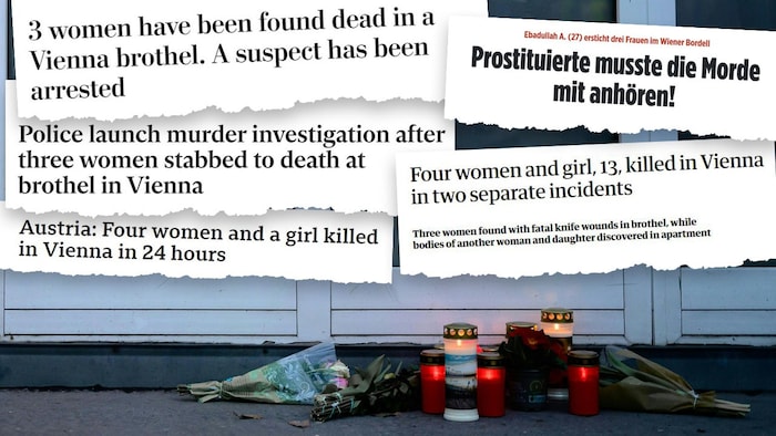Jednym z dwóch miejsc zbrodni jest salon erotyczny w Wiedniu-Brigittenau.