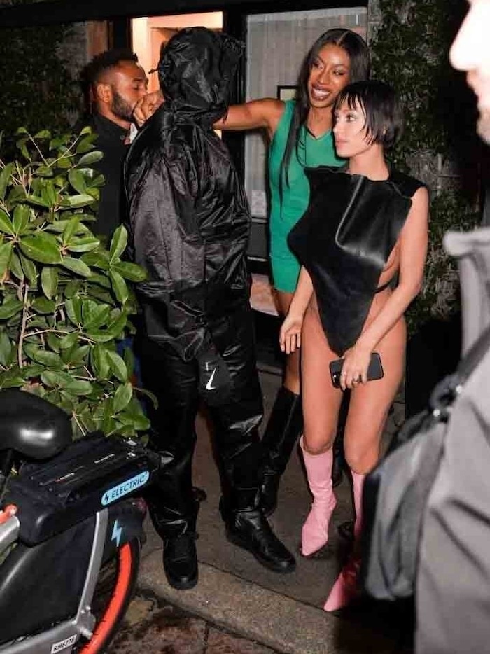 Kanye West und Bianca Censori in Mailand