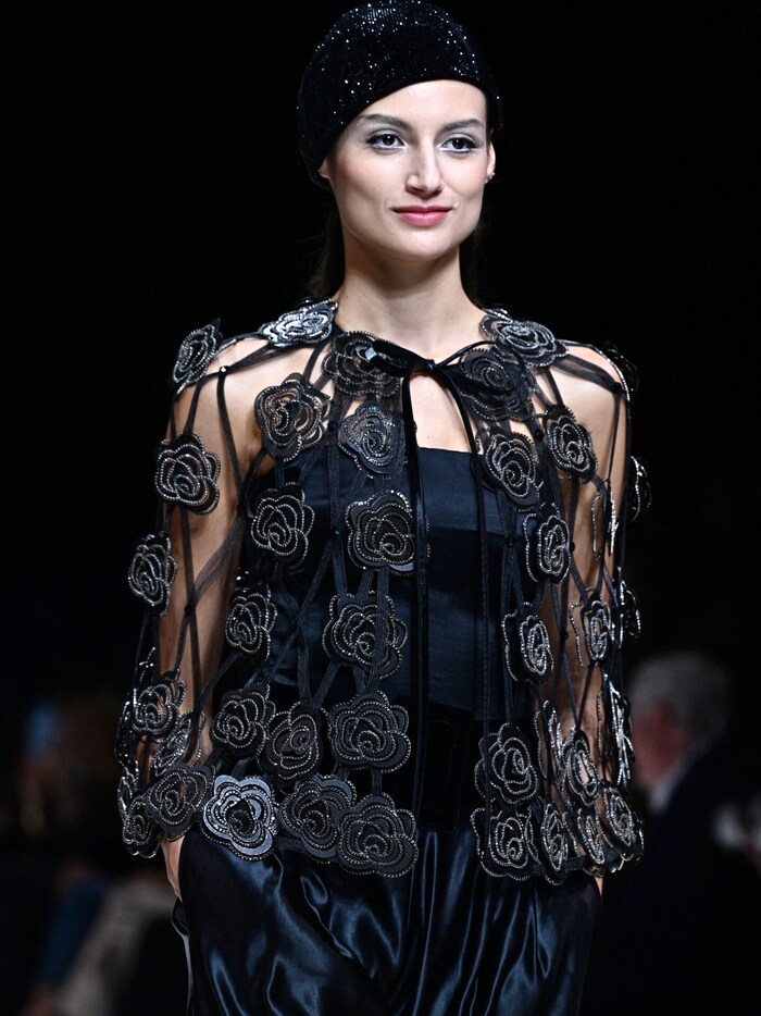 Nicht umsonst trägt die Kollektion des italienischen Designers den Titel „Winterblumen“.