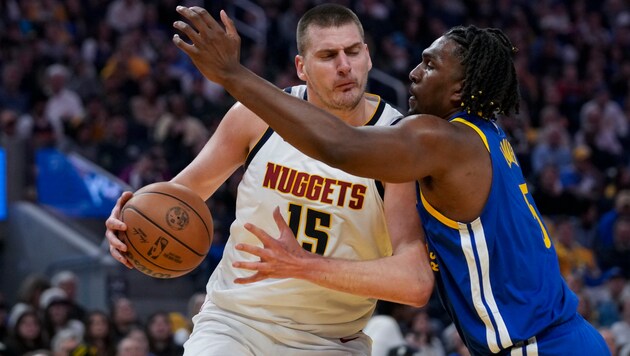 Nikola Jokic zeigte gegen Golden State eine bärenstarke Leistung. (Bild: Copyright 2024 The Associated Press. All rights reserved)