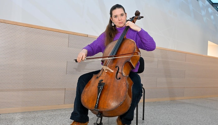 Im Probenalltag mit dem „Testore-Cello“