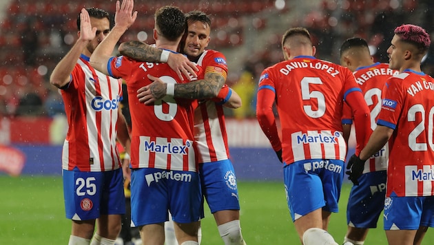 Großer Jubel beim FC Girona