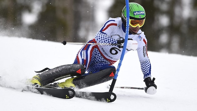 Alexander Choroschilow mischte im Slalom-Weltcup vorne mit.  (Bild: AFP/GETTY IMAGES/Agence Zoom/Alain Grosclaude)