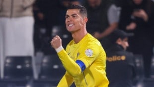 Ronaldo bei Al-Nassr – und fast in Frankfurt. (Bild: APA/AFP/Fayez NURELDINE)