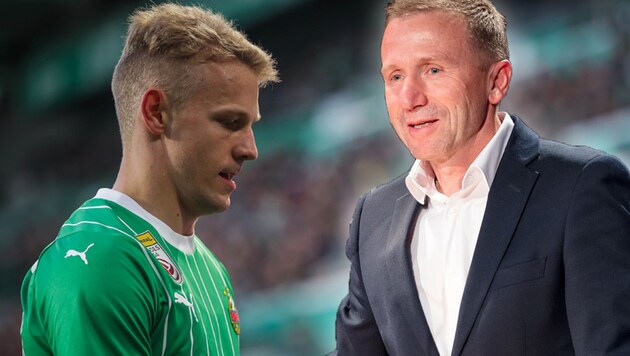 Marco Grüll (links) und ÖFB-Präsident Klaus Mitterdorfer meldeten sich zu Wort. (Bild: GEPA pictures)