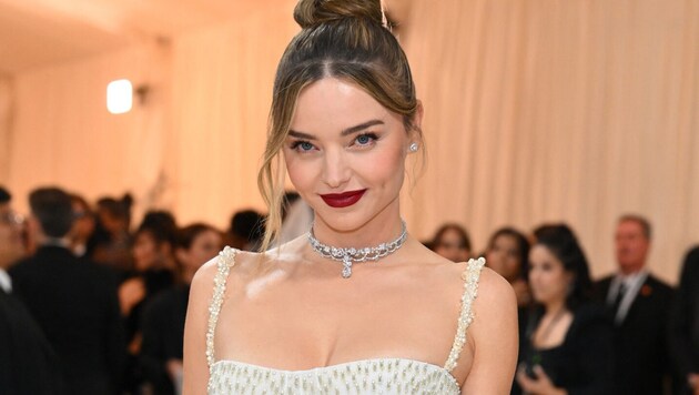 Miranda Kerr ist wieder Mama geworden. (Bild: APA/AFP/Angela WEISS)