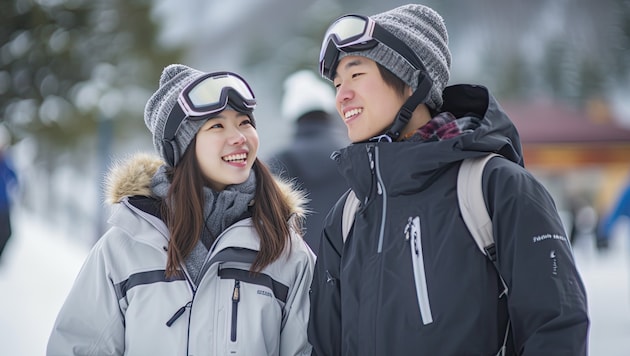 Poločas zimní sezóny: v období od listopadu do ledna došlo k výraznému nárůstu počtu přenocování asijských hostů. (symbolický obrázek) (Bild: stock.adobe.com)