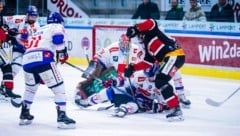 Im Vorjahr schickten die Pioneers Vorarlberg die Innsbrucker Haie vorzeitig in die Offseason. (Bild: HCI / Georgios Papaconstantis)