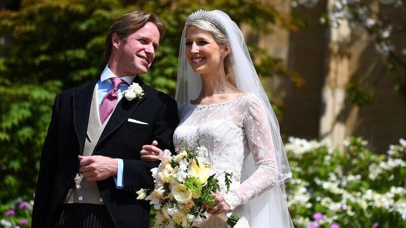 Thomas Kingston bei der Hochzeit mit Lady Gabriella Windsor im Mai 2019 (Bild: APA/AFP/POOL/Victoria Jones)